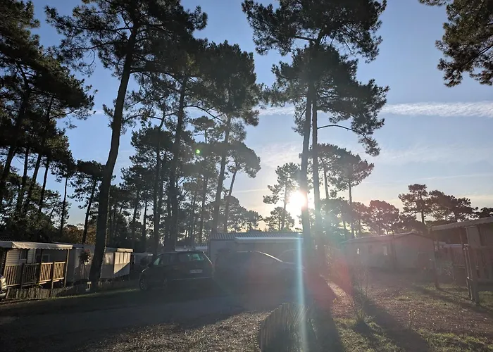 Campeggio Mobil-home Neuf Suréquipé 6 Pers 3 à Cap Ferret Dans 4 étoiles Avec Piscine Lège-Cap-Ferret