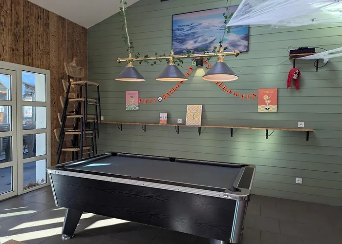 Mobil-home Neuf Surequipe 6 Pers 3 A Cap Ferret Dans 4 Etoiles Avec Piscine 营地 Lège-Cap-Ferret