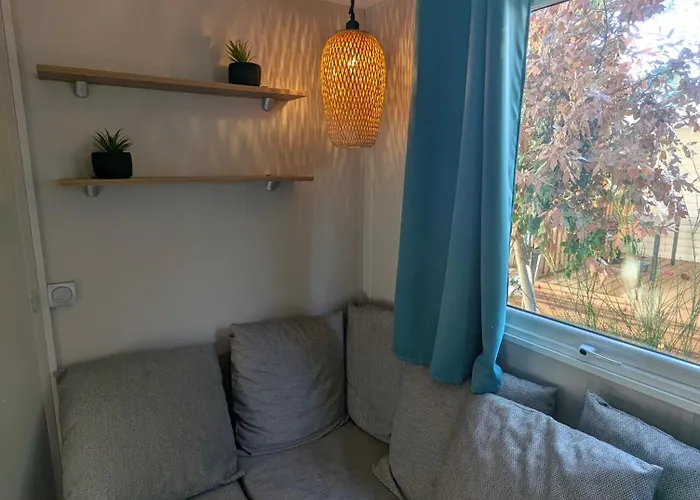 Mobil-home Neuf Suréquipé 6 Pers 3 à Cap Ferret Dans 4 étoiles Avec Piscine Campeggio