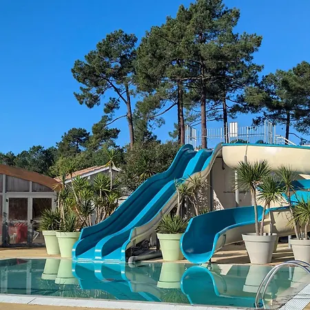 Mobil-home Neuf Suréquipé 6 Pers 3 à Cap Ferret Dans 4 étoiles Avec Piscine Campeggio *