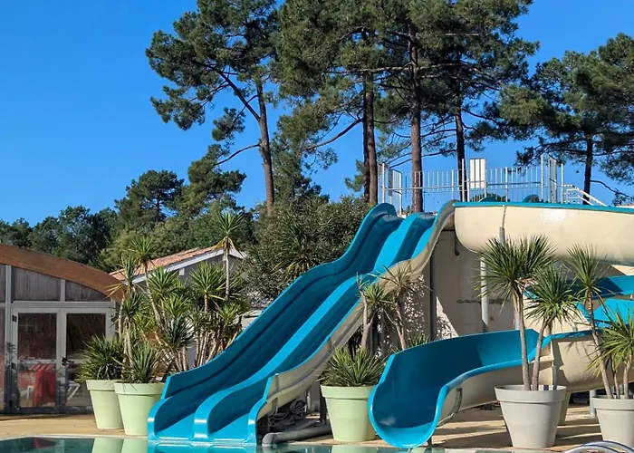 Mobil-Home Neuf Surequipe 6 Pers 3 Chambres A Lege Cap Ferret Dans Camping 4 Etoiles Avec Piscine Kemp *